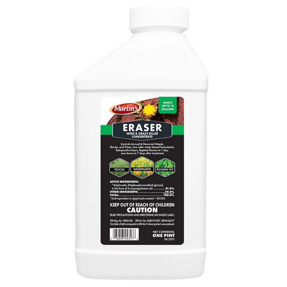 Herbicida concentrado para vegetación Martin's Eraser, 1 pt