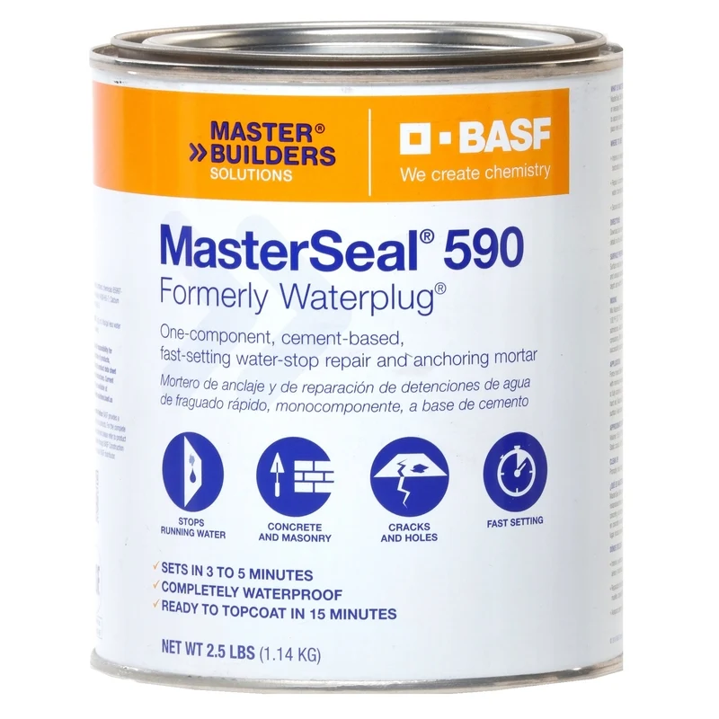 Cemento hidráulico BASF Masterseal 590, 2,5 libras. Master Builders