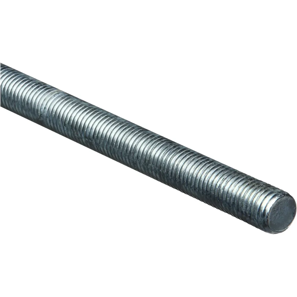 4000BC 3/4" X 36" Steel Threaded Rod - Zinc Plated National Hardware