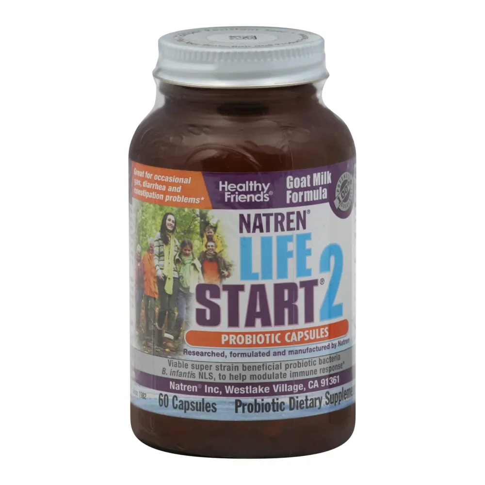 Probióticos Natren Life Start 2 para adultos - 60 cápsulas vegetarianas