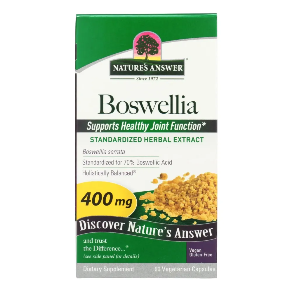 Nature's Answer - Extracto de boswellia - 90 cápsulas vegetarianas