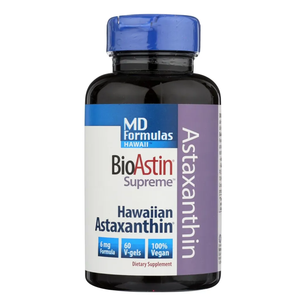 Nutrex Hawaii BioAstin Supreme - 6 mg - 60 cápsulas blandas vegetarianas
