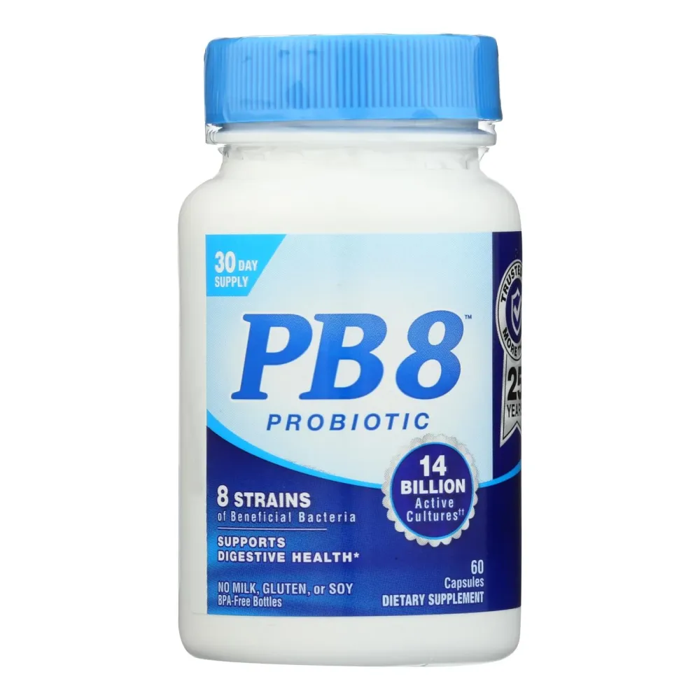 Acidophilus probiótico de por vida PB 8 de Nutrition Now - 60 cápsulas