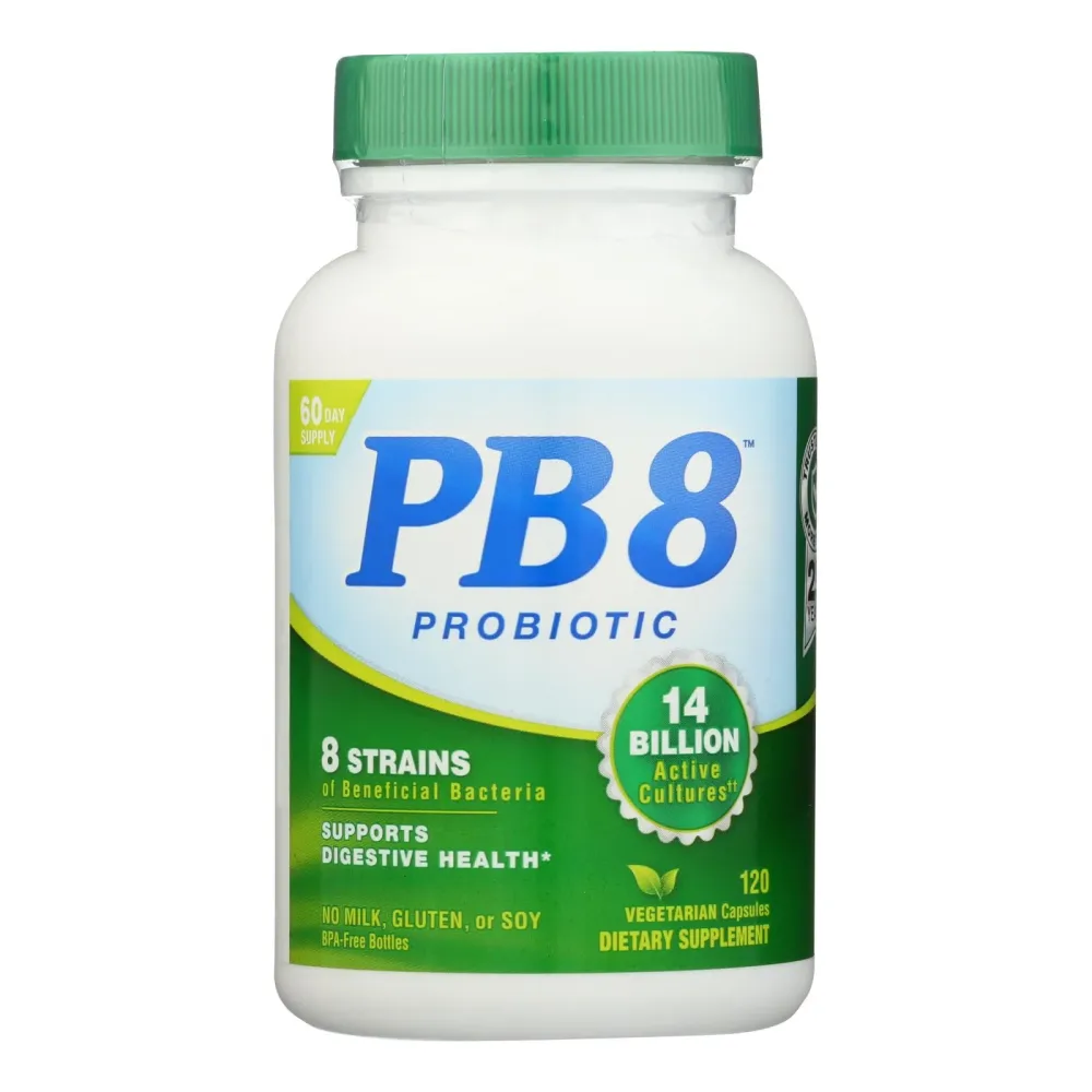 Acidophilus probiótico de por vida PB 8 de Nutrition Now - 120 cápsulas vegetarianas
