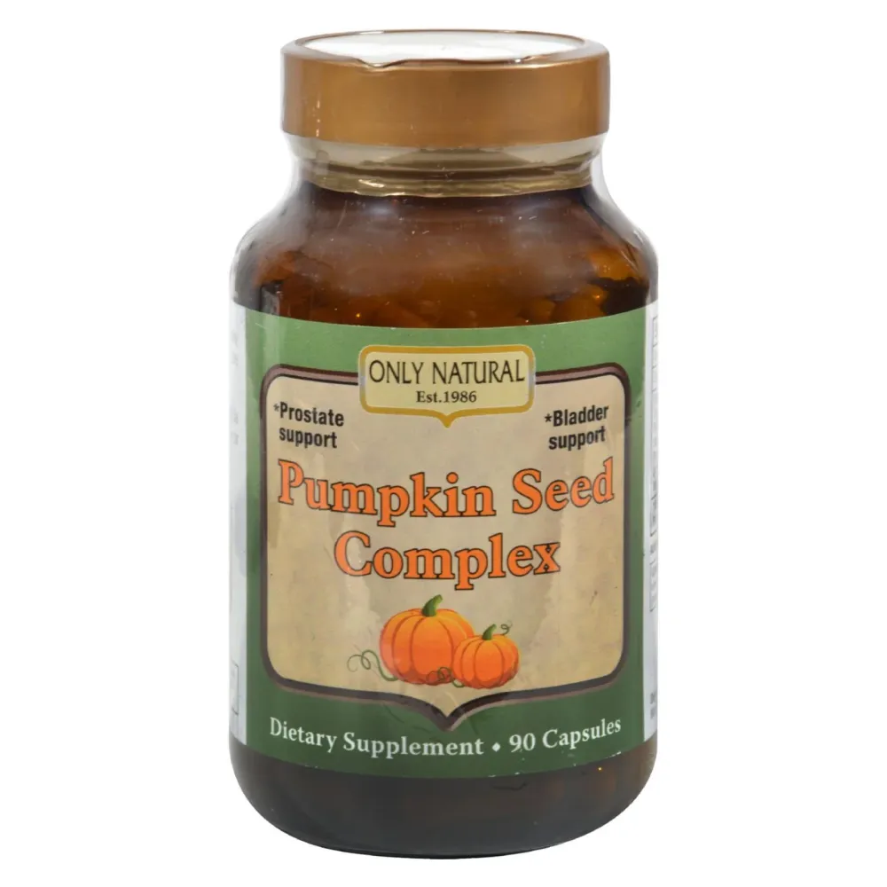Complejo de semillas de calabaza Only Natural - 700 mg - 90 cápsulas