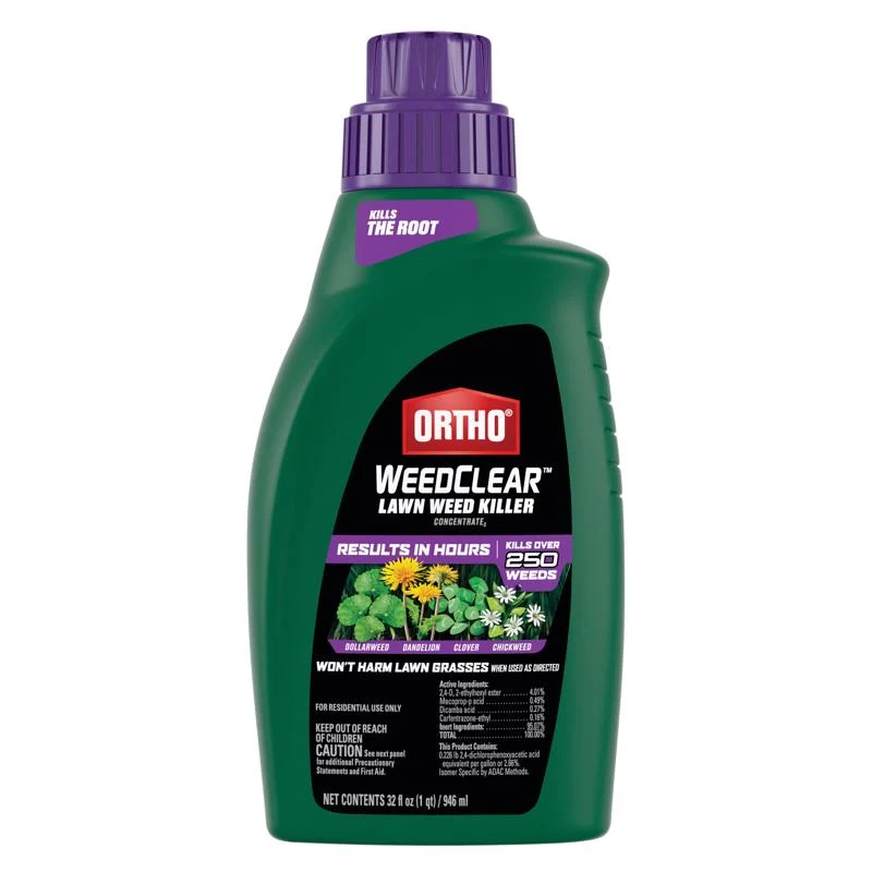 Concentrado herbicida para césped Ortho WeedClear, 32 oz.