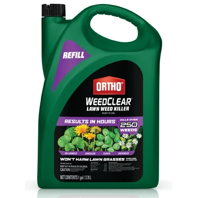 Herbicida líquido listo para usar Ortho WeedClear para césped, 1 galón.