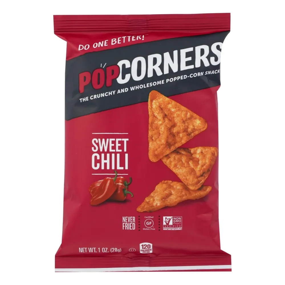 Nuestra pequeñ rebelión - Pcrners Sweet Chili - Caja de 40 - 1.0 oz (paquete de 40) Popcorners