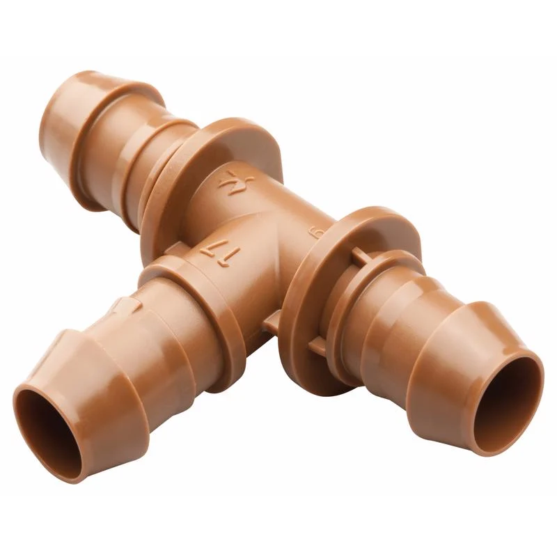 Conector en T de riego por goteo con púas Rain Bird de 1/2 pulg. (paquete de 4) - Oferta de la semana