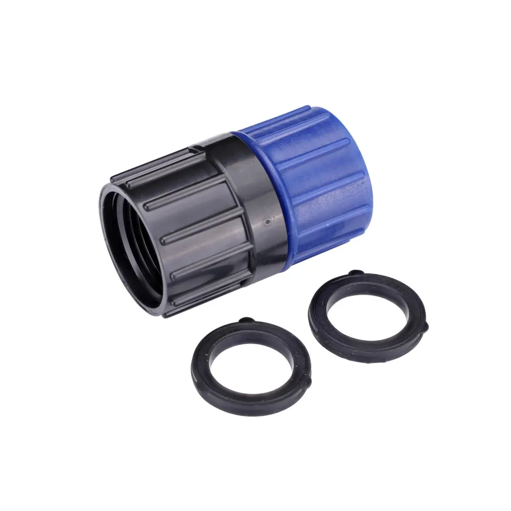 Adaptador giratorio para riego por goteo con rosca de 3/4 pulg. Raindrip, paquete de 1