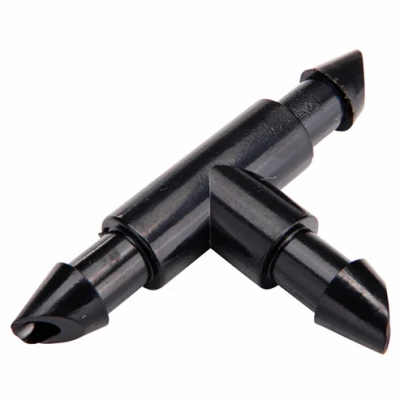 Conector en T para riego por goteo con púas de 1/4 pulg. Raindrip, paquete de 5