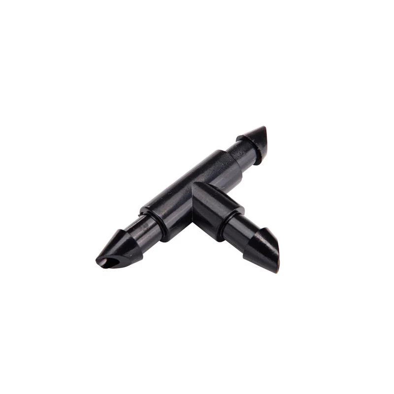 Conector en T para riego por goteo con púas de 1/4 pulg. Raindrip, paquete de 5