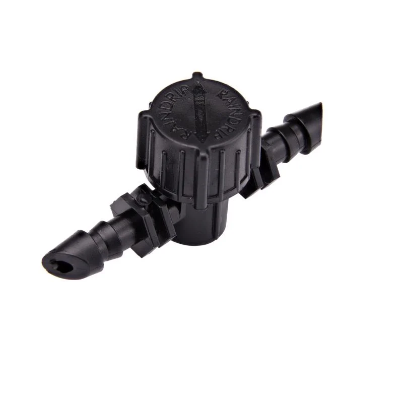 Conector de válvula de riego por goteo con púas de 1/4 pulg. Raindrip, paquete de 10