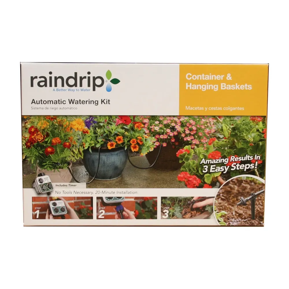 Kit de riego por goteo para plantas Raindrip