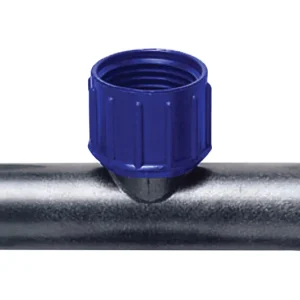 Raindrip - Te de compresión para riego por goteo de 3/4 pulg., paquete de 1