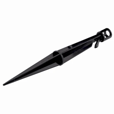 Raindrip para tuberí de riego por goteo de 1/4 pulg. Estaca de tuberí de 8 pulg. de alto, paquete de 3