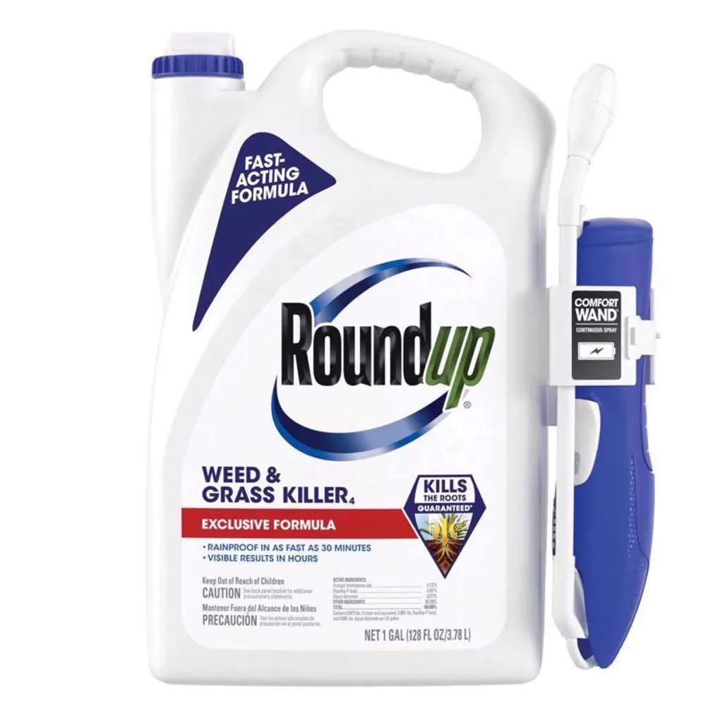 Herbicida y eliminador de malezas Roundup, líquido listo para usar, 1 galón
