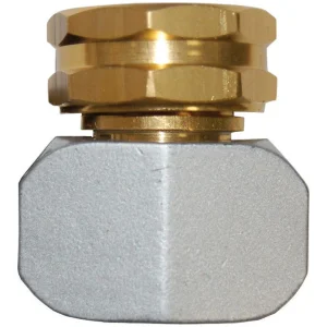 Acoplamiento de manguera hembra roscado de zinc Rugg de 5/8-3/4 pulg. (paquete de 30).