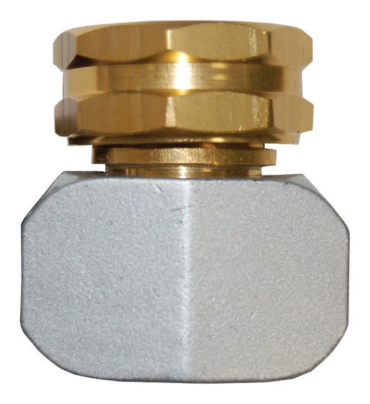 Acoplamiento de manguera hembra roscado de zinc Rugg de 5/8-3/4 pulg. (paquete de 30).