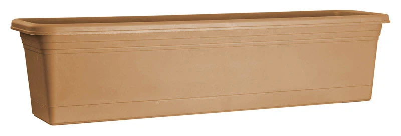 Caja de ventana de poliresina Rugg Cappuccino