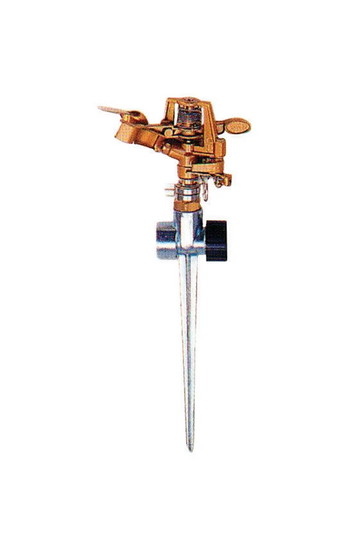 Rociador de impulso con base de punta de zinc Rugg (paquete de 6).