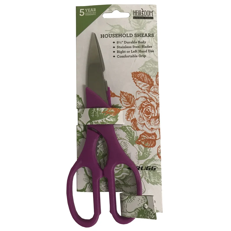 Tijeras de corte recto de acero al carbono Rugg Heirloom