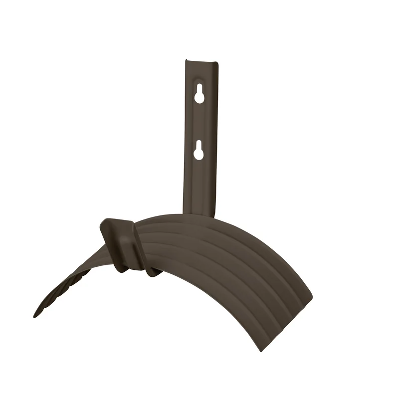 Colgador de manguera de pared de metal marrón Suncast Hose Hangout de 150 pies de capacidad