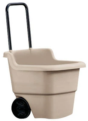 Carrito multiusos para jardín y césped de resina Suncast con capacidad de 3 pies cúbicos Suncast Corp
