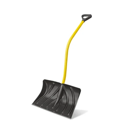 Pala/empujador de nieve de polietileno de lujo con mango ergonómico en D de Suncast, color negro, de 20 pulgadas Suncast Corp