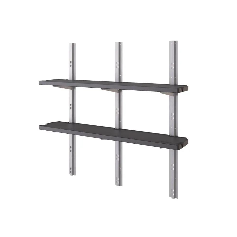 Kit de estante de resina Suncast de 1,25 pulg. de alto x 49,65 pulg. de ancho x 10 pulg. de profundidad