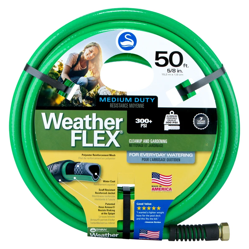 HOSE WTHRFLX 5/8 inchX50' () - Deal Week Swan