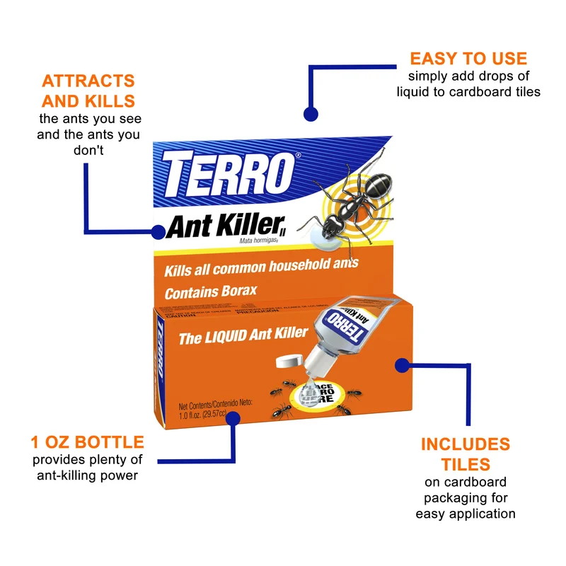 Cebo para hormigas TERRO, 1 oz (paquete de 12)