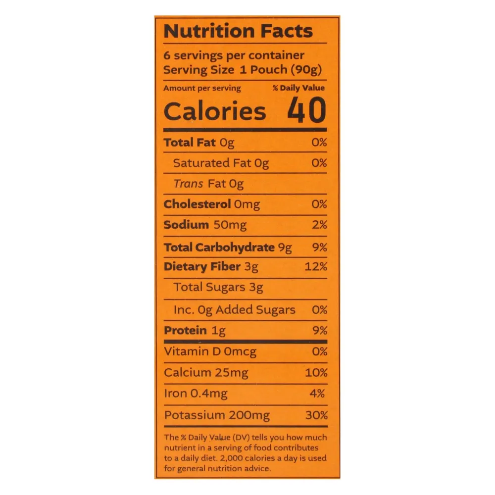 White Leaf Provisions - Alimento para bebés Crt Sweet Pot Pe - Caja de 6 - 3,17 oz (paquete de 6)
