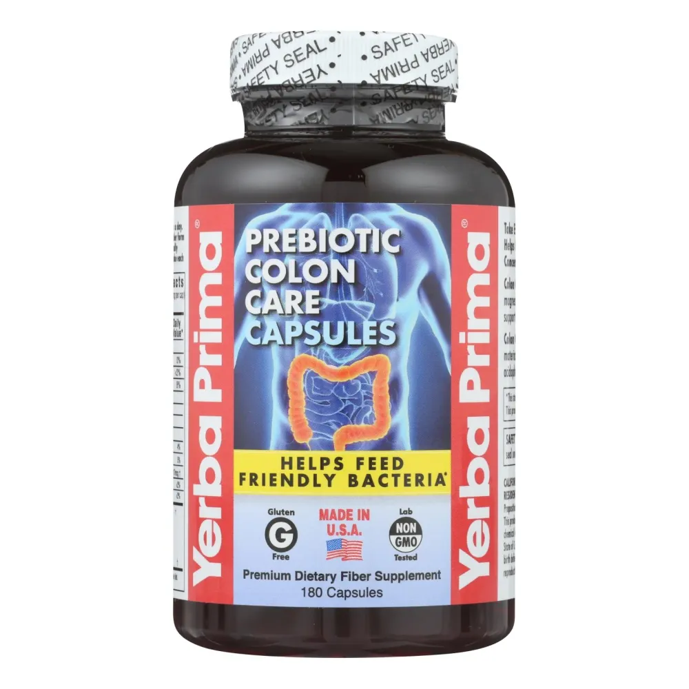 Yerba Prima Colon Care - 625 mg - 180 cápsulas