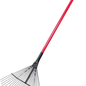 Rastrillo para paja y hojas, de acero resistente, de fibra de vidrio de 63 pulgadas Bully Tools