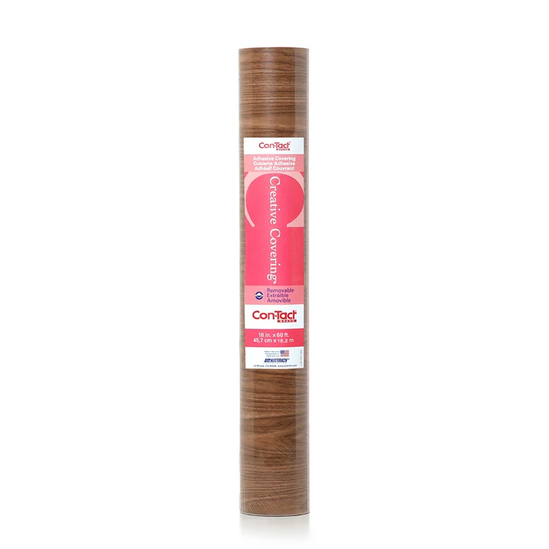 CONTACT PAPR18"X60'LT ROBLE (paquete de 6) Con-Tact