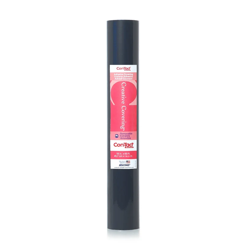 PAPEL DE CONTACTO 18"X60'BLK (Paquete de 6) Con-Tact