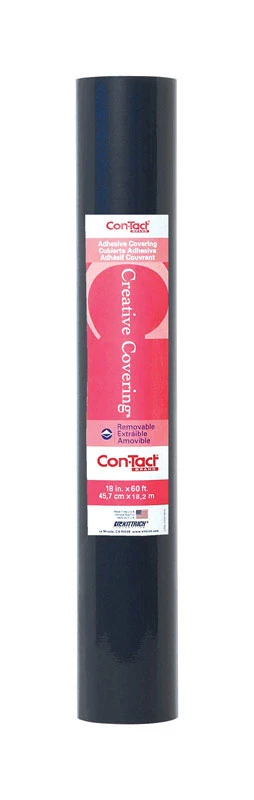 PAPEL DE CONTACTO 18"X60'BLK (Paquete de 6) Con-Tact