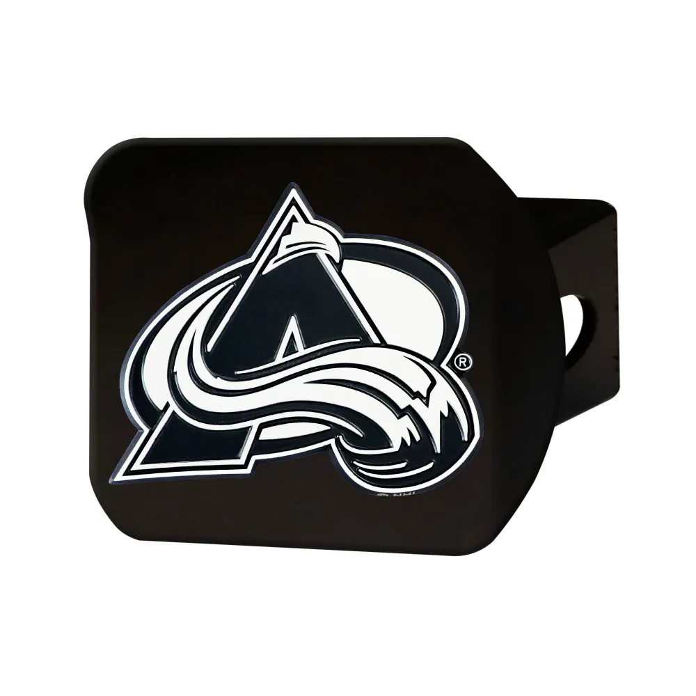 NHL - Cubierta de enganche de metal negro para Colorado Avalanche FANMATS