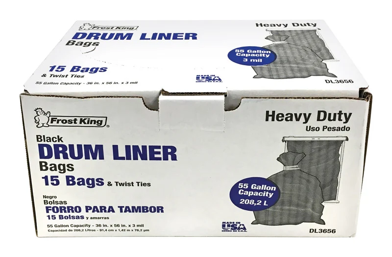 Revestimientos para bidones Frost King de 55 galones, paquete de 15