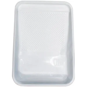 Bandeja de pintura desechable Linzer Plastic de 11 pulgadas de ancho x 15,25 pulgadas de largo y 4 cuartos de galón (paque...