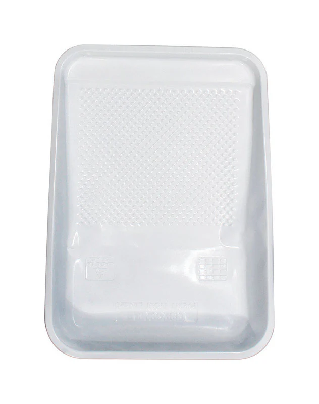 Bandeja de pintura desechable Linzer Plastic de 11 pulgadas de ancho x 15,25 pulgadas de largo y 4 cuartos de galón (paque...