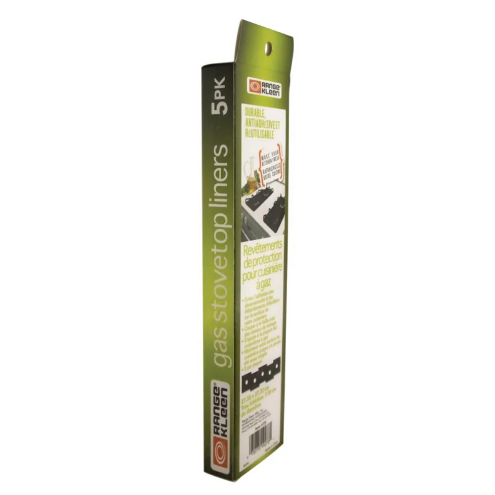 Revestimientos de plástico para hornillas Range Kleen de 12,625 pulgadas de ancho x 12,625 pulgadas de largo