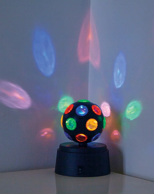 Luces novedosas de plástico con imagen más nítida, colores surtidos, para fiestas, 5 pulgadas de alto. Sharper Image