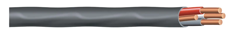 Cable no metálico Romex tipo NM-B WG trenzado 8/3 de 125 pies de Southwire