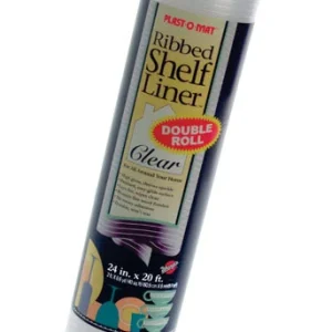 Revestimiento acanalado transparente no adhesivo Plast-O-Mat de Warp, 6 m de largo x 61 cm de ancho - Oferta de la semana...