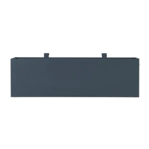 Jardinera Achtkarspelen colgante acero 50x12x15cm - Antracita para Plantas de Interior