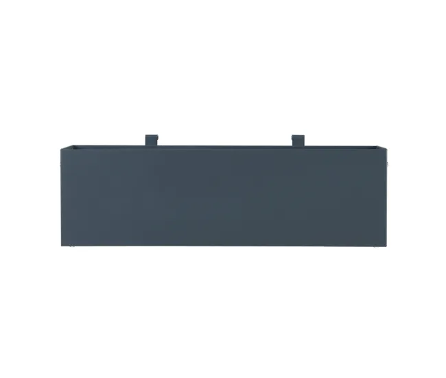 Jardinera Achtkarspelen colgante acero 50x12x15cm - Antracita para Plantas de Interior