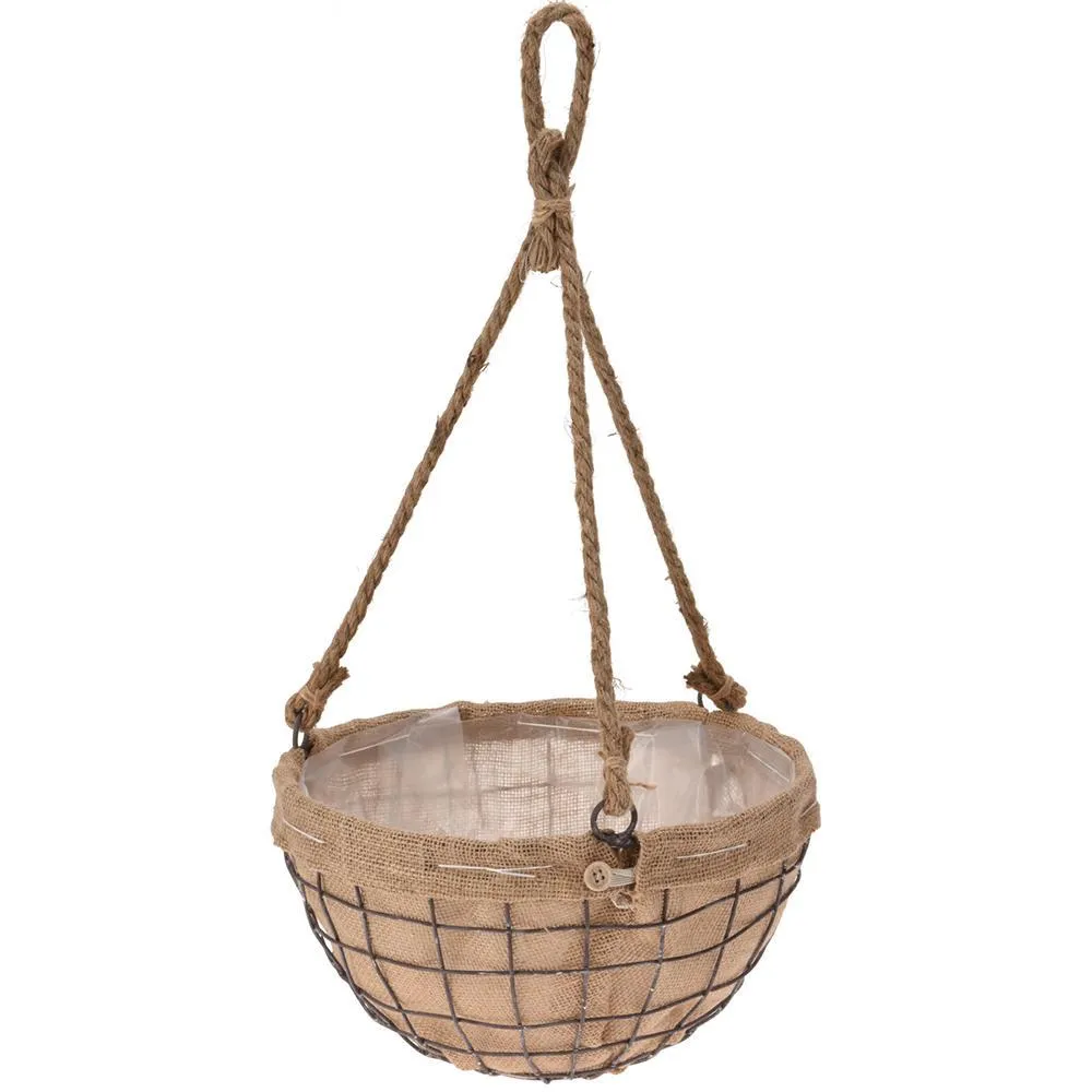 Jardineras de Balcón Colgantes MACETERO COLGAR YUTE 30 CM