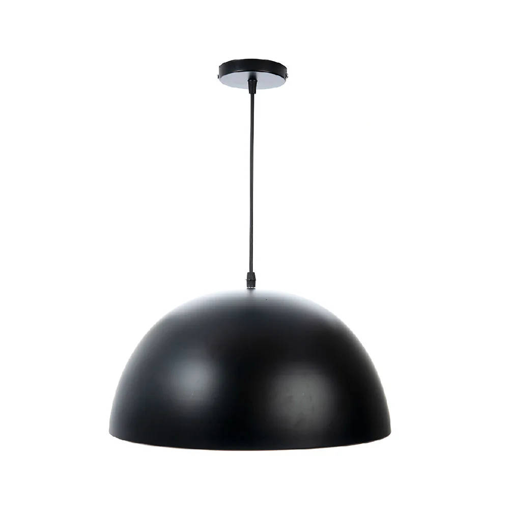 LÁMPARA COLGANTE MASSIMA NEGRO, 15 W, BASE E27, INTERIOR, AL (Set de 3)